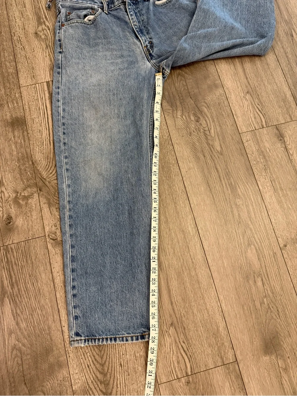 Levi 550 Relax Straight Vintage Light Wash 34x30 Men’s Denim Jean Pants